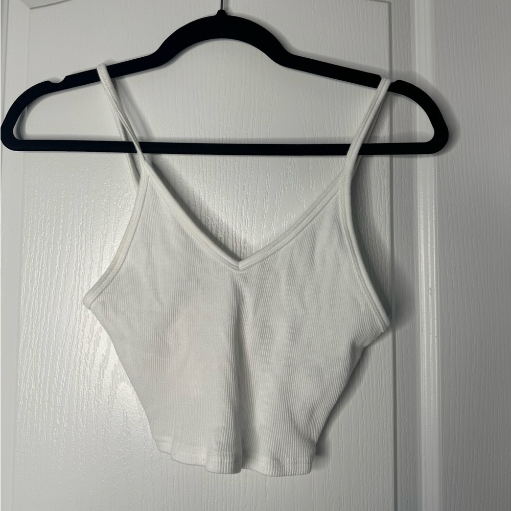 TNA - White Mini Crop Top